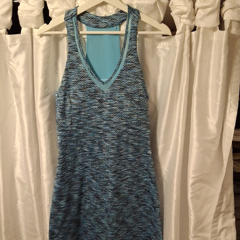 MPG Light Blue Activewear Dress Lg 💜💜💜💜